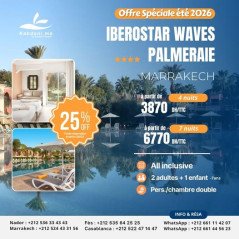 Séjour All Inclusive à Marrakech – Iberostar Waves Palmeraie Été 2026