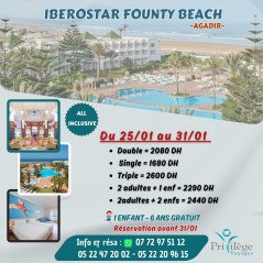 Séjour All Inclusive Iberostar Founty Beach Agadir
