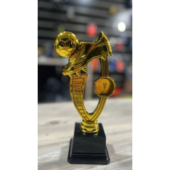 Trophée Football Doré – Ballon & Chaussure