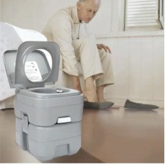 Giantex-Toilettes chimiques portables, 20L HDPE