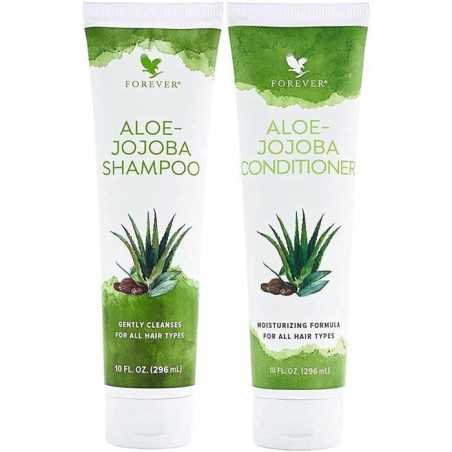 Pack Forever Anti-Chute Aloe Jojoba Shampoo x2