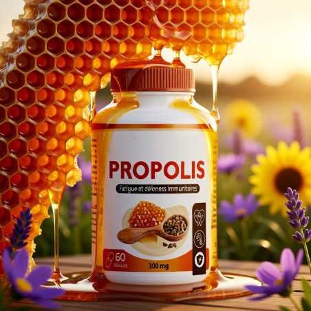 Extrait Pur de Propolis d’Abeille 300 mg – 60 Gélules