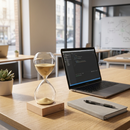 Sablier en bois élégant – Décoration raffinée et apaisante