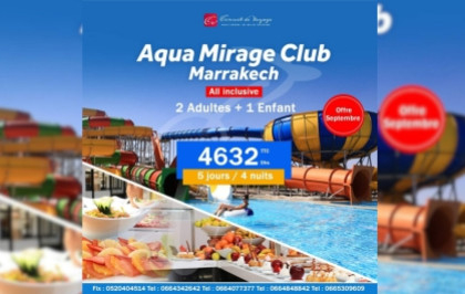 Aqua Mirage 5 jours a 4632 DH