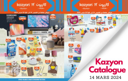 Catalogue Kazyon à partir du 14 au 20 Mars 2024