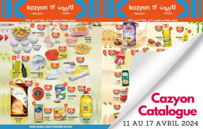 Catalogue Kazyon à partir du jeudi 11 au 17 Avril 2024