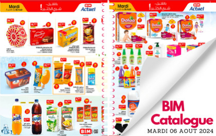 Catalogue Bim mardi 6 aout 2024