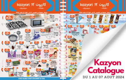 Catalogue Kazyon du 1 au 07 aout 2024