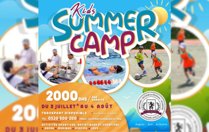 KIDS SUMMER CAMP à 2000dh 
