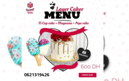 Sweet box layer caker 600dh